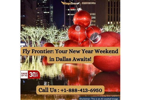 +1-888-413-6950 Fly Frontier: Your New Year Weekend