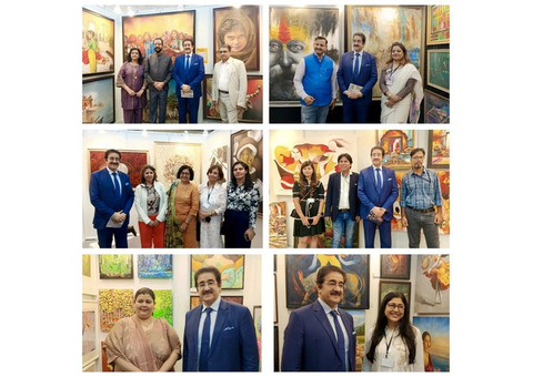 Sandeep Marwah Graces Indian Art Festival in New Delhi