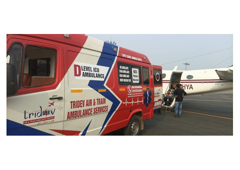 Get The Best Tridev Air Ambulance Services in Patna