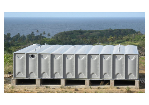 GRP panel type water tanks