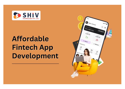 Advanced Fintech App Development Services by Shiv Technolabs