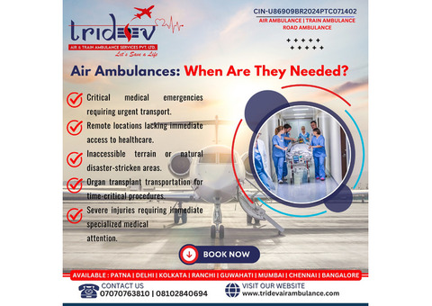 Emergency Handling Tridev Air Ambulance Services in Ranchi Team