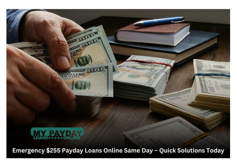 Affordable $255 Payday Loans Online Same Day