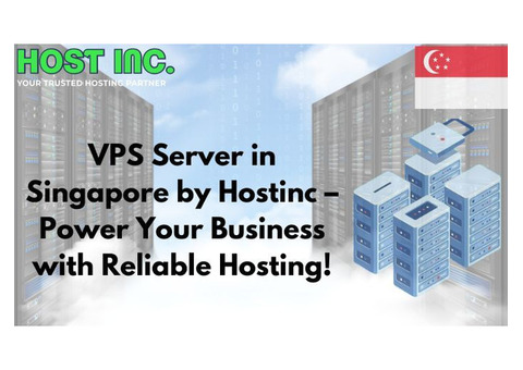 VPS Server in Singapore by Hostinc –