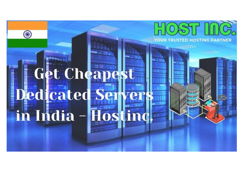 Get Cheapest Dedicated Servers in India - Hostinc.