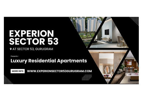 Your Dream Home Awaits at Experion Sector 53 Gurugram