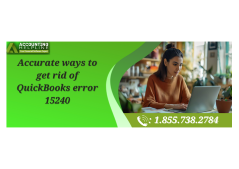 Simple Guide to Resolve QuickBooks Error 15240