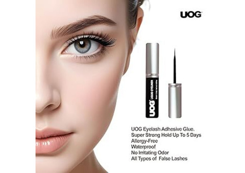 UOG Eyelash Adhesive Glue | Strong Hold Eyelash Extension Glue