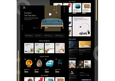 Furniture Shop Landing Page