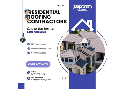 Residential Roofing Contractors in San Antonio