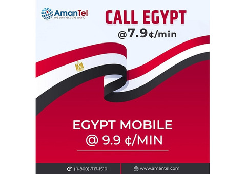 Cheap International Calls to Egypt from USA and Canada