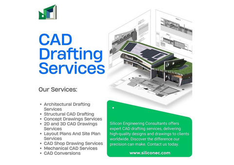 Siliconec- Your Partner for CAD Drafting Services in Chicago.