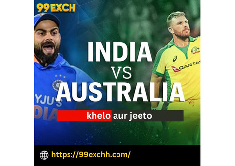 Win Big prize’s on the India vs Australia Match with 99 Exchange ID