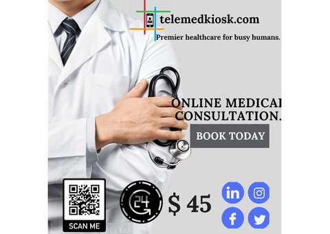 Effortless Online Medical Consultation - TelemedKiosk