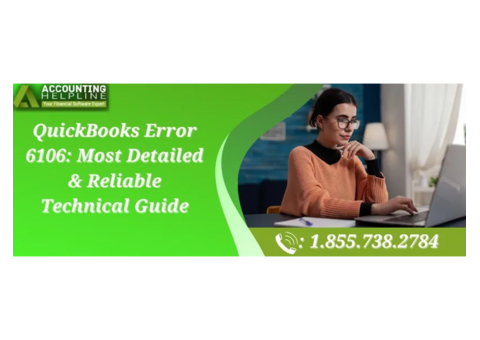 How to tackle QuickBooks Error 6106