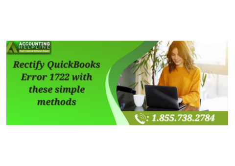 Easy Steps to Fix QuickBooks Error 1722