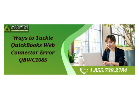 How to tackle QuickBooks Web Connector Error QBWC1085