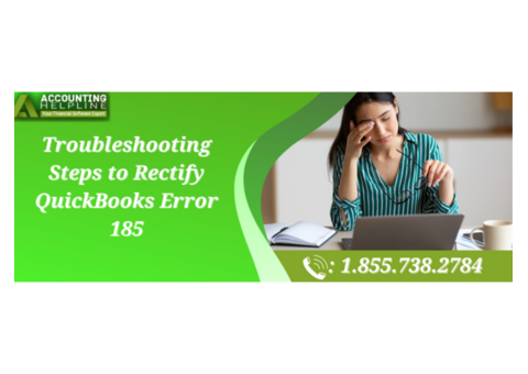 How to tackle QuickBooks Error 185