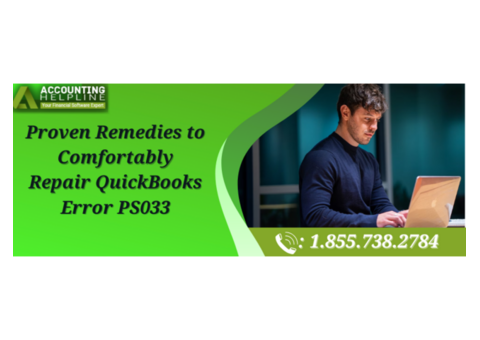 Simple Fixes for QuickBooks Error PS033