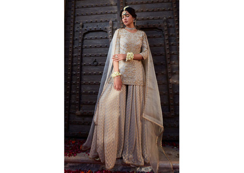 Party Wear Sharara Suit for Wedding | Kritika Dawar