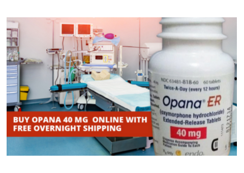 Painkiller Opana 40 mg Buy Overnight Delivery