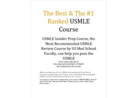 The Best & The #1 Ranked USMLE Course