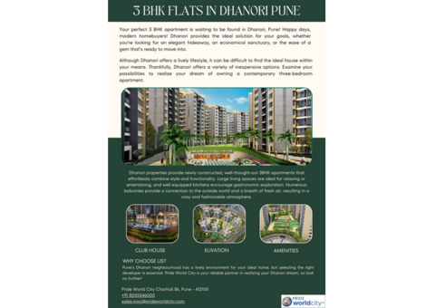 Properties For Sale in Dhanori Pune | Pride World City | Wellington