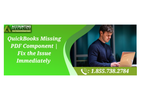 Simple fix for QuickBooks Missing PDF Component Issue