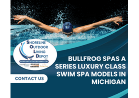 Buy Bullfrog Spas A Series Luxury Class Swim Spa Models in Michigan