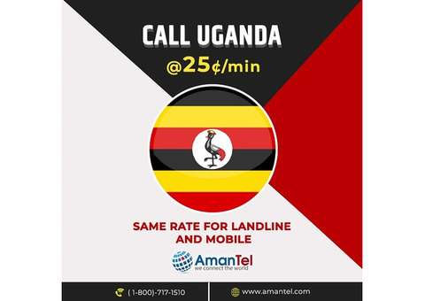 Cheap International Calls to Uganda from USA and Canada