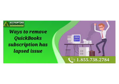 How to Prevent QuickBooks Subscription Has Lapsed