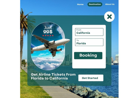 Exclusive Airline Tickets from Florida to California Offers