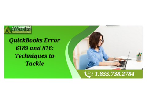 Easy Steps to Fix QuickBooks Error 6189 And 816