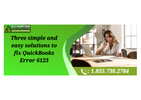 Quick Solutions To Rectify QuickBooks Error 6123