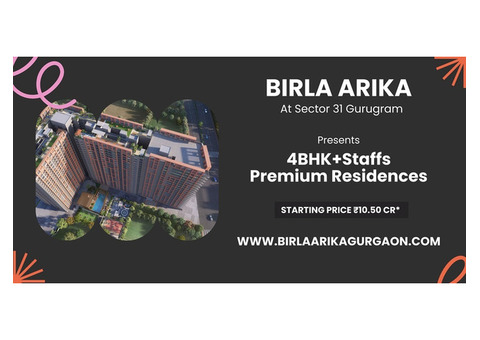 Birla Arika Sector 31 Gurgaon - Find Time For Life