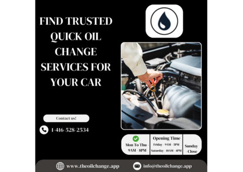 Find Trusted Quick Oil Change Services for Your Car