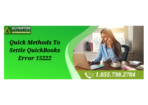 Complete Guide to tackle QuickBooks Error 15222