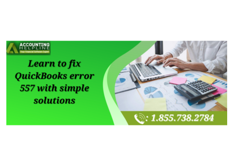 How to tackle QuickBooks Error 557