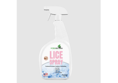 Lice Spray for Furniture and Bedding – Hygea Natural