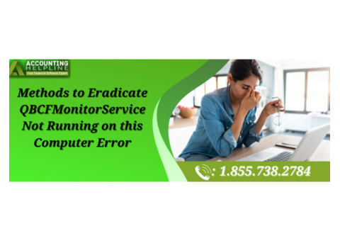 Troubleshooting QBCFMonitorService Not Running On This Computer Issue