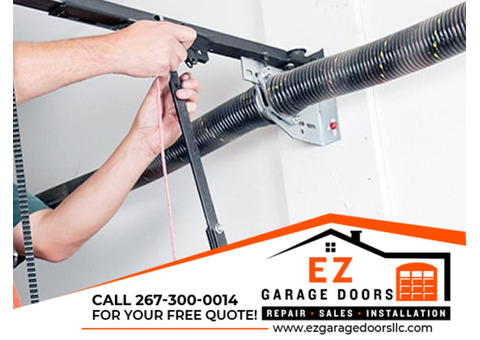 Garage Door Spring Replacement Made Easy with EZ Garage Doors!