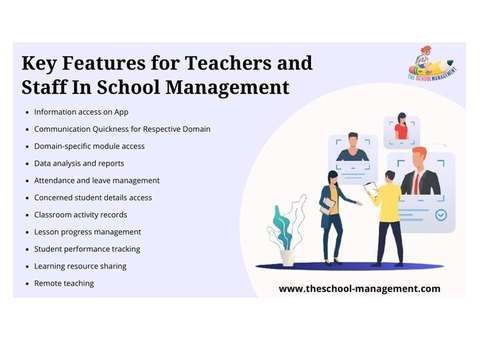 Key Features for Teachers and Staff In School Management