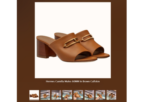 Replica Hermes Mules – Luxury Footwear at BragMyShoe