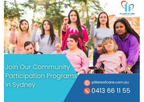 Join Our Community Participation Programs in Sydney