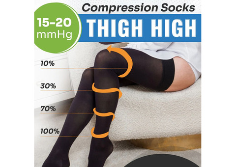 Women's Compression Stockings 15-20 mmHg – SNUG360 for All-Day Comfort