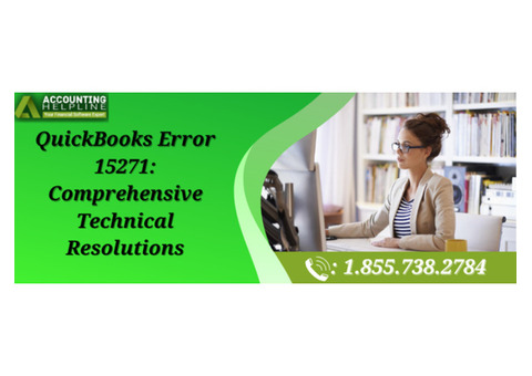 Effective Solutions steps to fix QuickBooks Error 15271