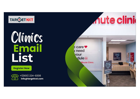 Acquire Verified Email List of 356,000+ Clinic Owners and Managers