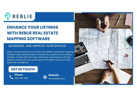 Enhance Your Listings with REBLIE Real Estate Mapping Software