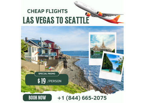 Cheap Flights from Las Vegas to Seattle at Great Value