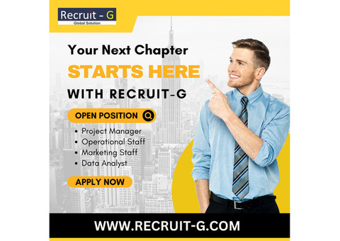 Your Next Chapter Starts Here With Recruit-G